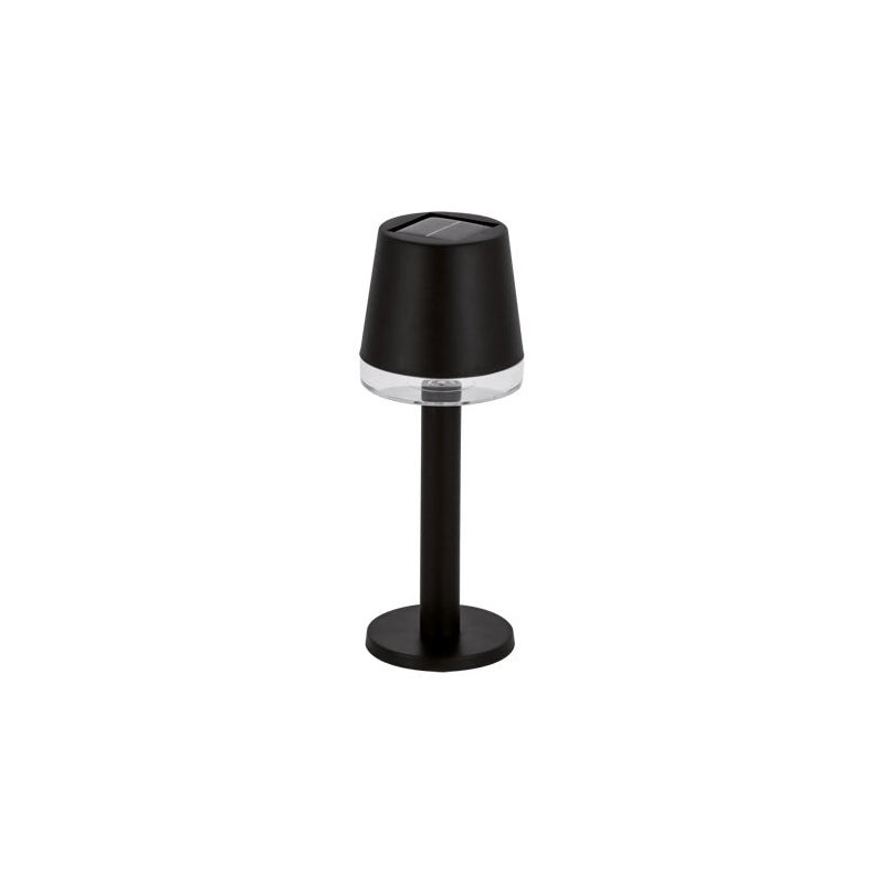 Solarna Lampa Stołowa Zewnętrzna Czarna Bezprzewodowa - Ciepła Biel 2300K - 3500K - SILUMEN