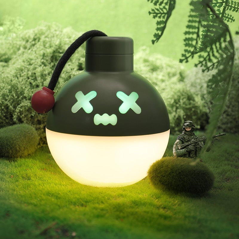 Kolorowa lampka stołowa, wisząca lampka nocna, ściemniacz, dekoracja świąteczna, idealna do pokojów dziecięcych, zielona.