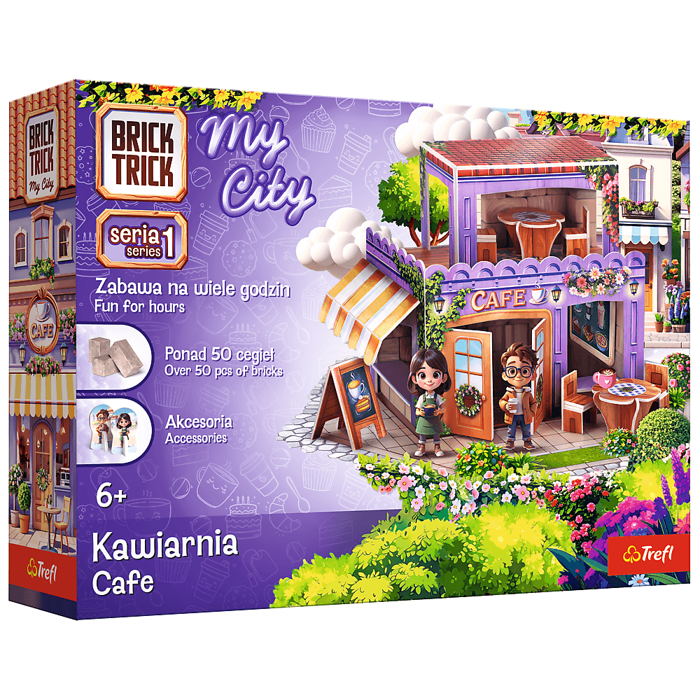 Klocki ceramiczne Brick Trick My City - Kawiarnia