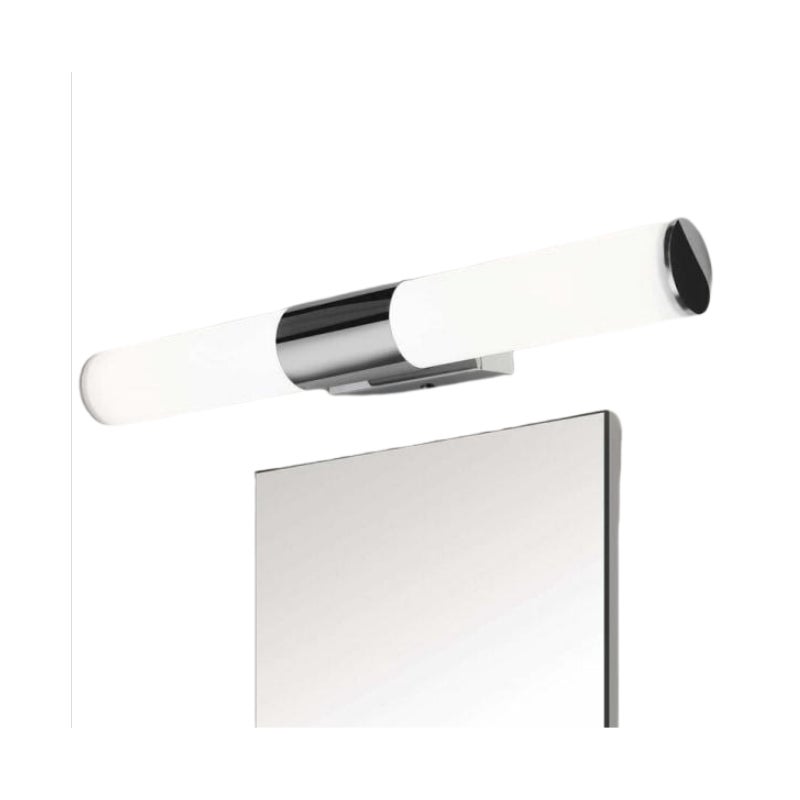 Kinkiet do lustra łazienkowego, sufitowa lampa łazienkowa, oświetlenie do makijażu w kolorze chromu, instalacja bez wiercenia, lustro LED