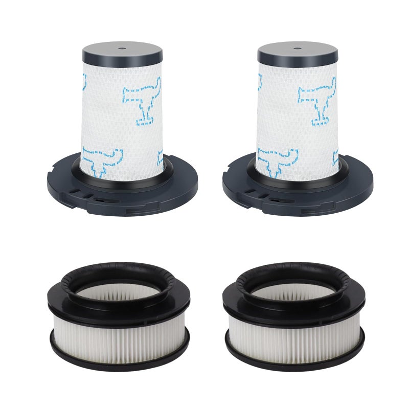 Filtr do Rowenta X-Force Flex 11.60 12.6 14.60 15.60 Animal RH98xX RH99xx, 2 Filtry przedsilnikowe + 2 Filtry za silnikiem ZR009007 ZR009008