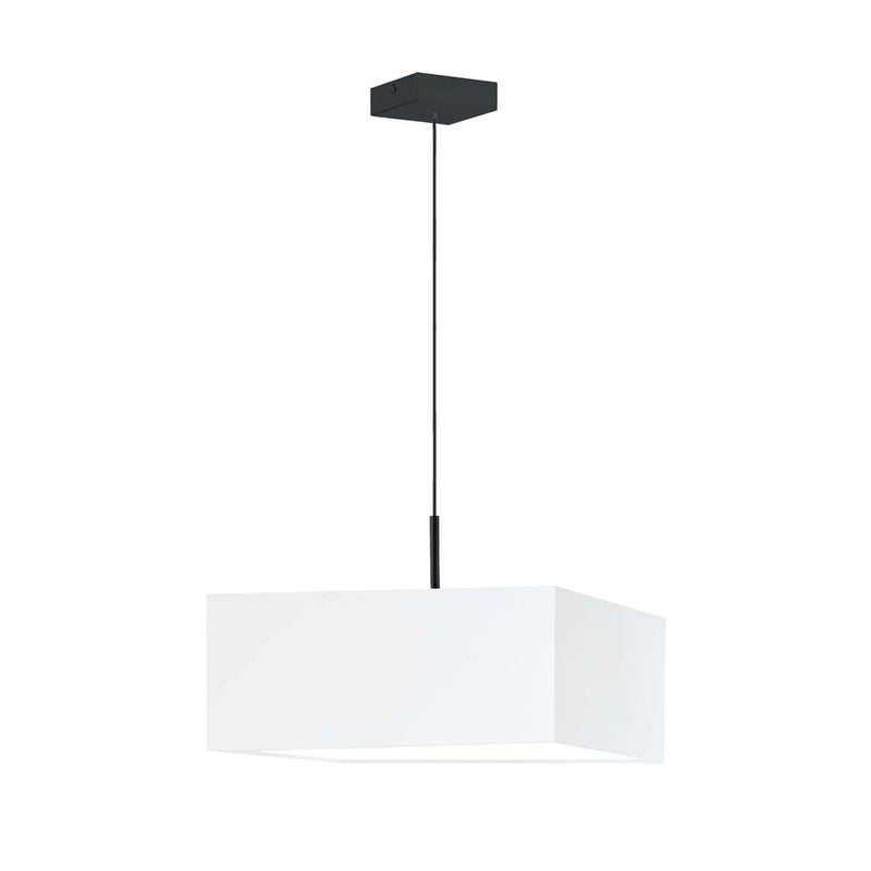 Lampa wisząca zwis żyrandol sufitowa z abażurem kwadrat FIESTA Z1