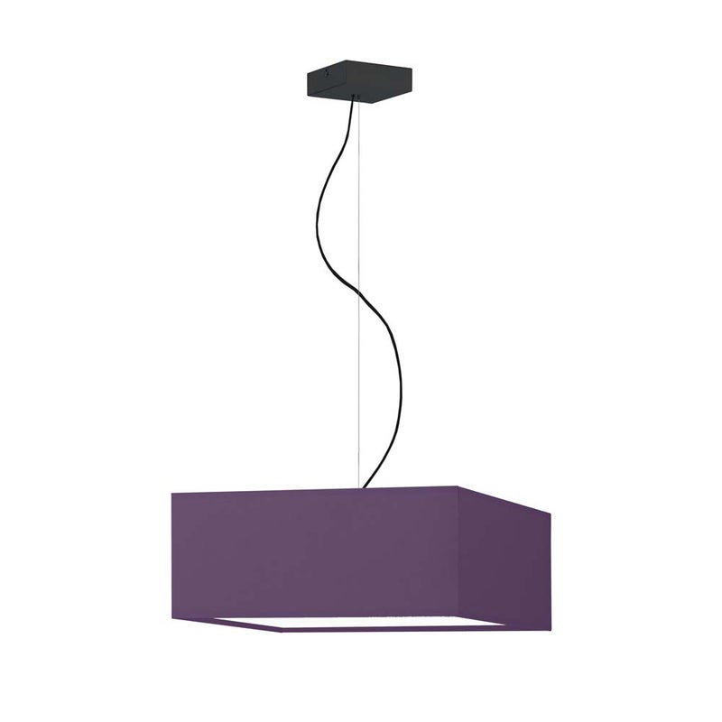 Lampa sufitowa żyrandol lampa wisząca z abażurem kwadrat MOTO
