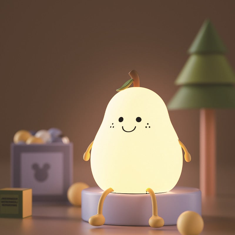 Lampka nocna LED dla dzieci w silikonie Kolorowa lampka nocna, dekoracyjna lampka do pokoju dziecięcego, dekoracja pokoju.