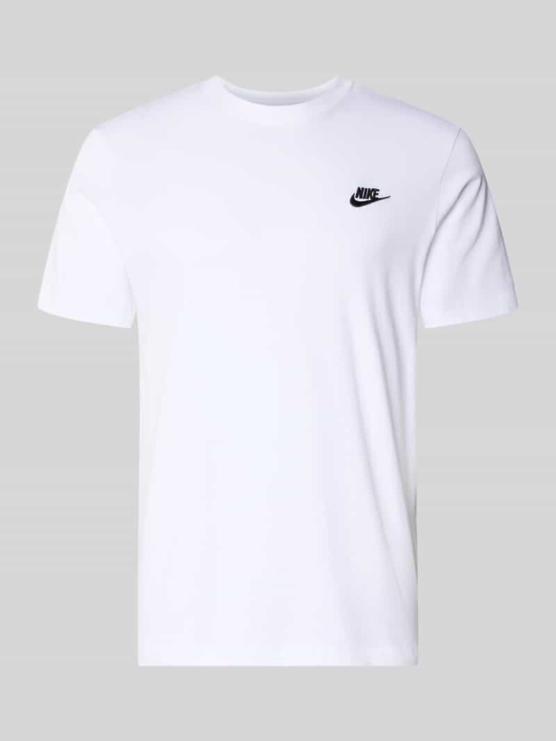 T-shirt z przeszyciem z logo