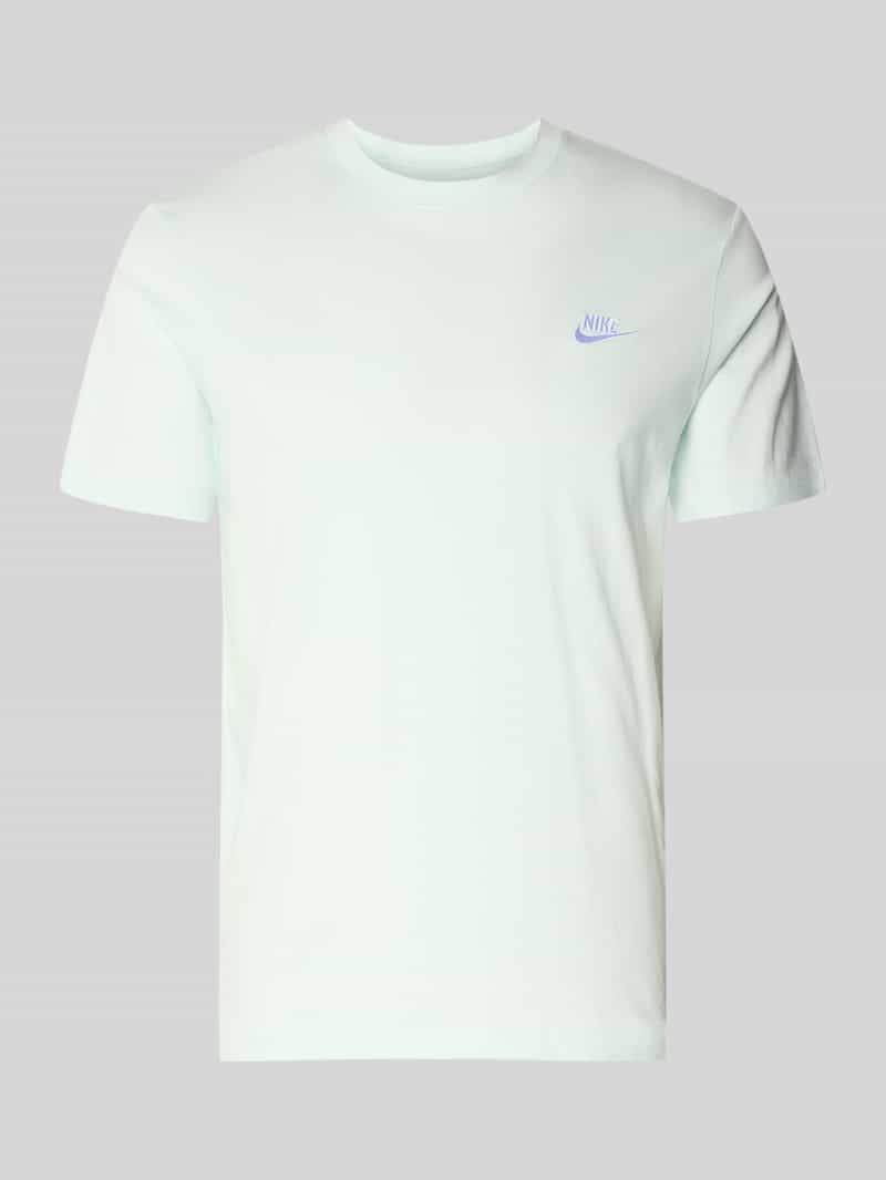 T-shirt z przeszyciem z logo