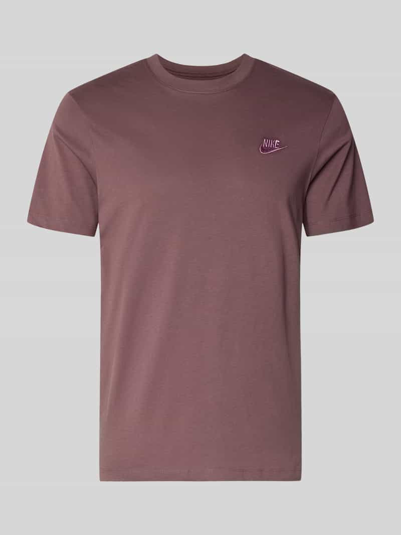 T-shirt z przeszyciem z logo