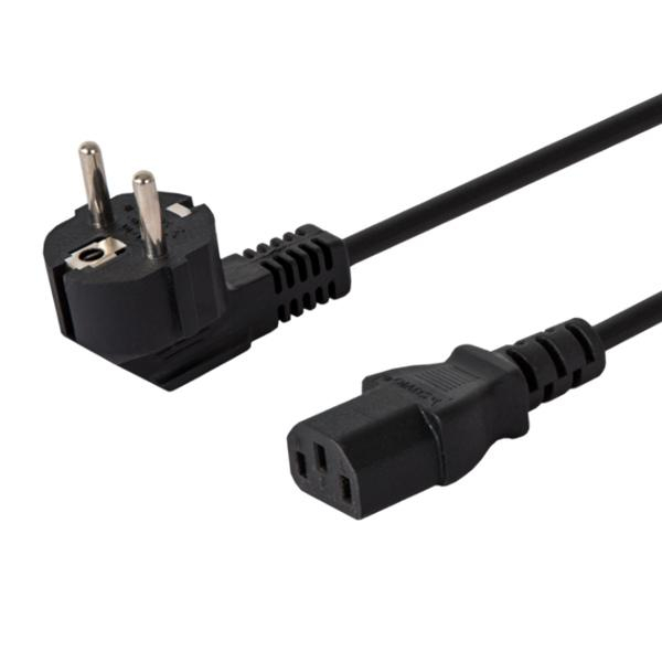 SAVIO Kabel zasilający Schuko (M) – IEC C13 1,8m CL-98 #