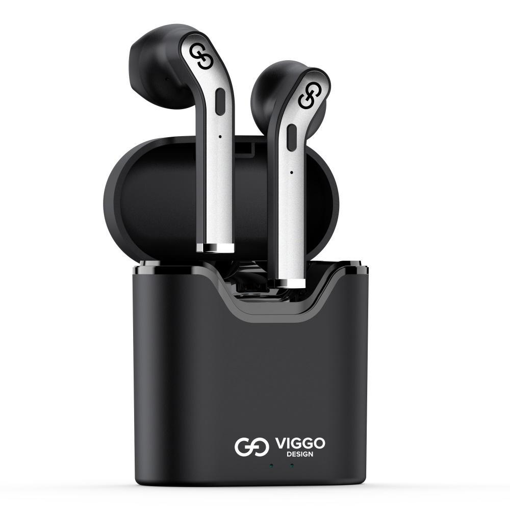 VIGGO DESIGN DOUSZNE TWS Earbuds EBT01B Czarne