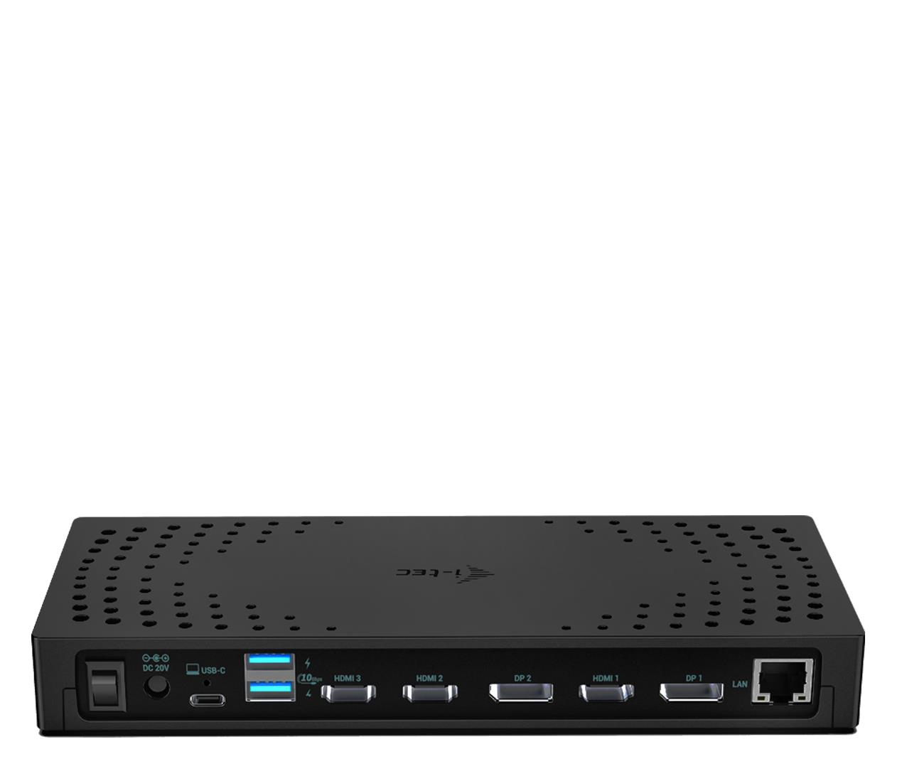 i-tec USB-C/Thunderbolt - 3x 4K Docking Station Gen 2 + PD 100W CATRIPLE4KDOCKPD2