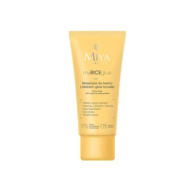 MIYA myRICEglue Maseczka do Twarzy z Efektem Glow Booster 60ml
