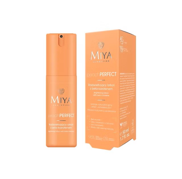 MIYA peachPERFECT Rozświetlający Lotion do Twarzy z Beta-Karotenem 50ml