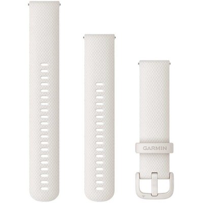 Garmin Silikonowy pasek Venu/Venu 2 Plus/Forerunner 245/Forerunner 55 - Ivory [010-12924-80] 010-12924-80