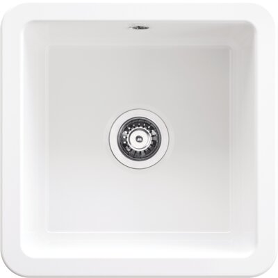 Deante Zlewozmywak ceramiczny 1-komorowy Lumi biały ZCU_610B
