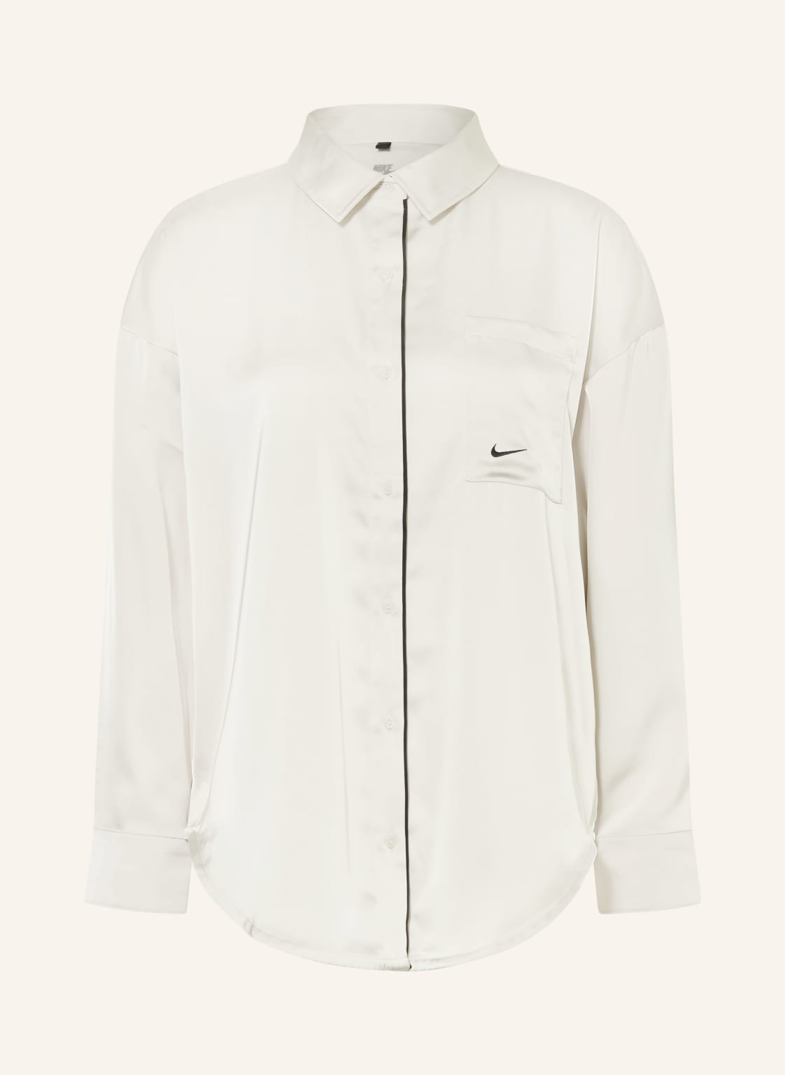 Nike Bluzka Sportswear Z Satyny beige