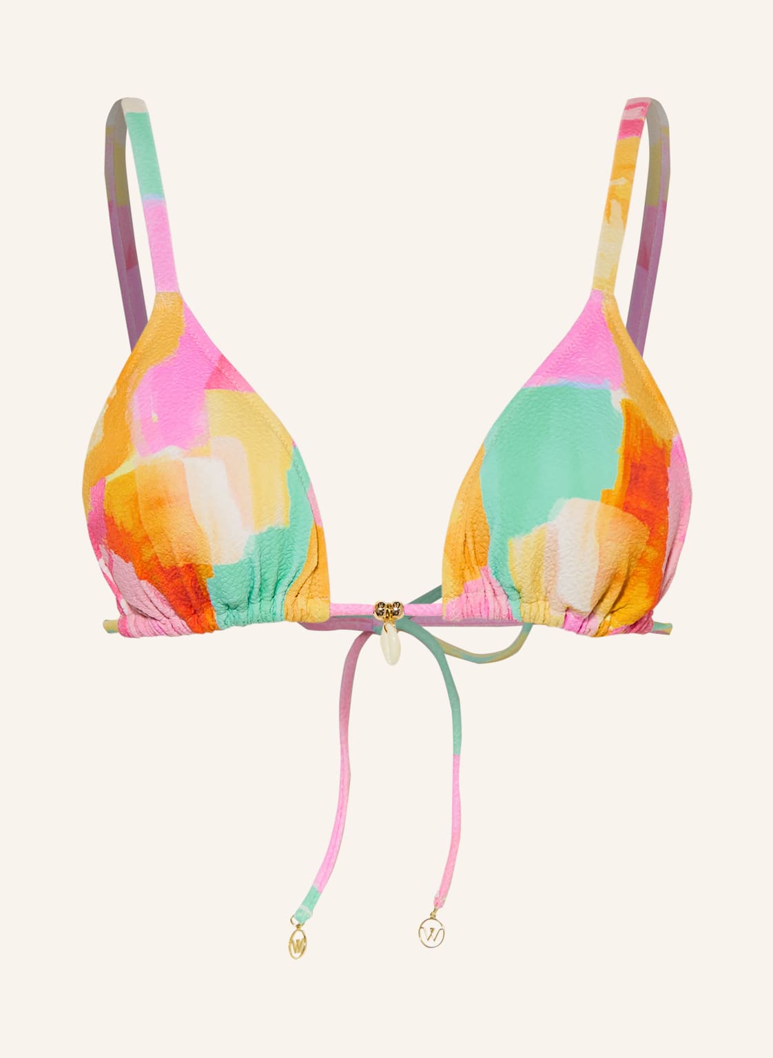 Watercult Trójkątny Stanik Bikini Empowered Play rosa