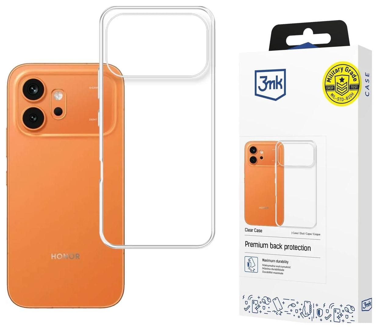 3mk Clear Case do Honor 600 5G