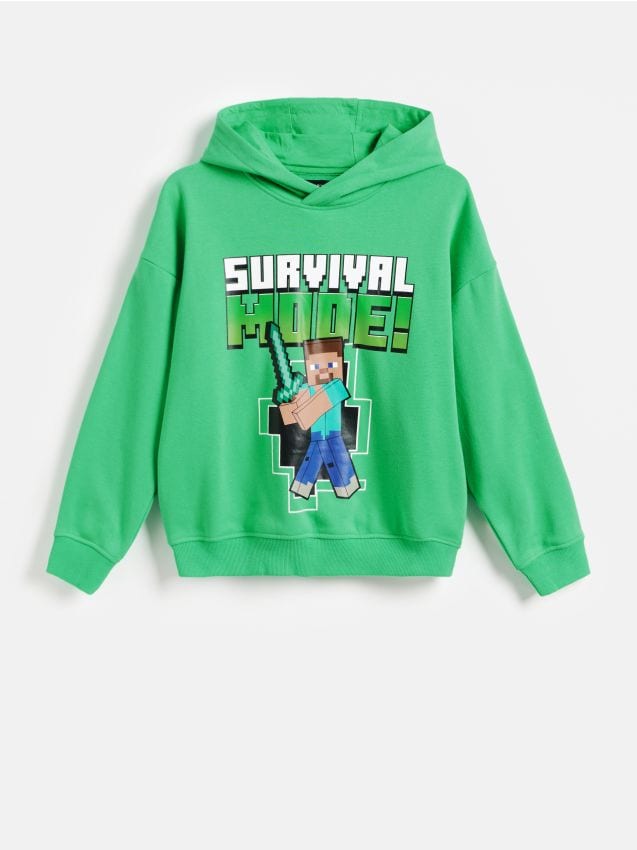 Reserved - Bluza Minecraft - zielony