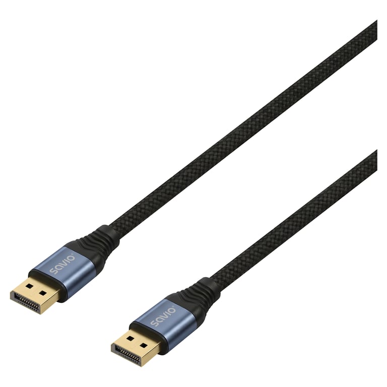 Savio CL-209 kabel DisplayPort 1 m Czarny