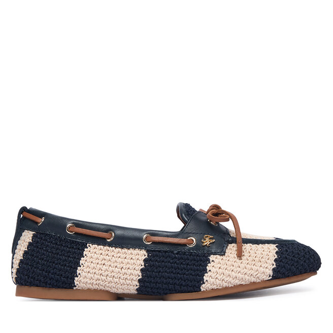 Mokasyny Tommy Hilfiger Th Flex FW0FW09506 Granatowy
