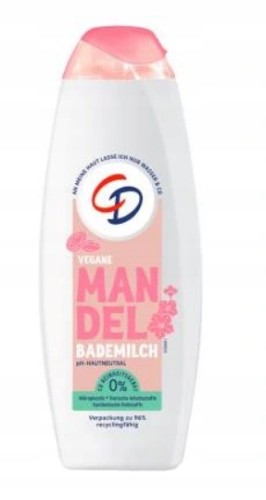 CD Mandel Bademeilch mleczko do kąpieli migdały 600 ml
