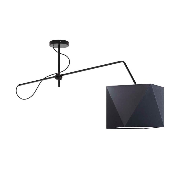 Lampa wisząca przegubowa sufitowa regulowana z abażurem diament MODERN
