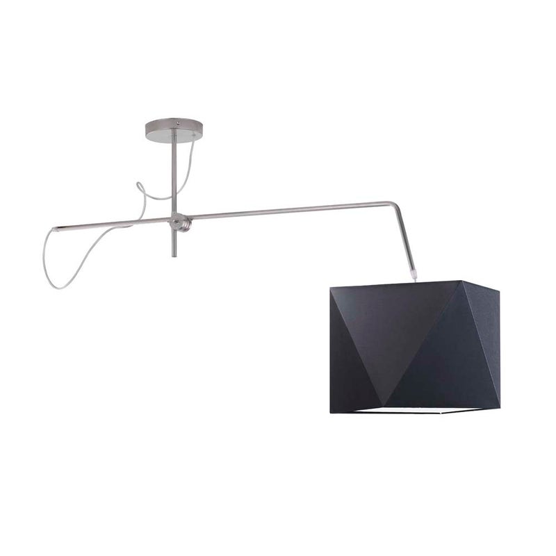 Lampa wisząca przegubowa sufitowa regulowana z abażurem diament MODERN