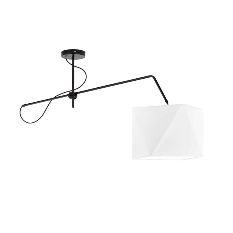 Lampa wisząca przegubowa sufitowa regulowana z abażurem diament MODERN