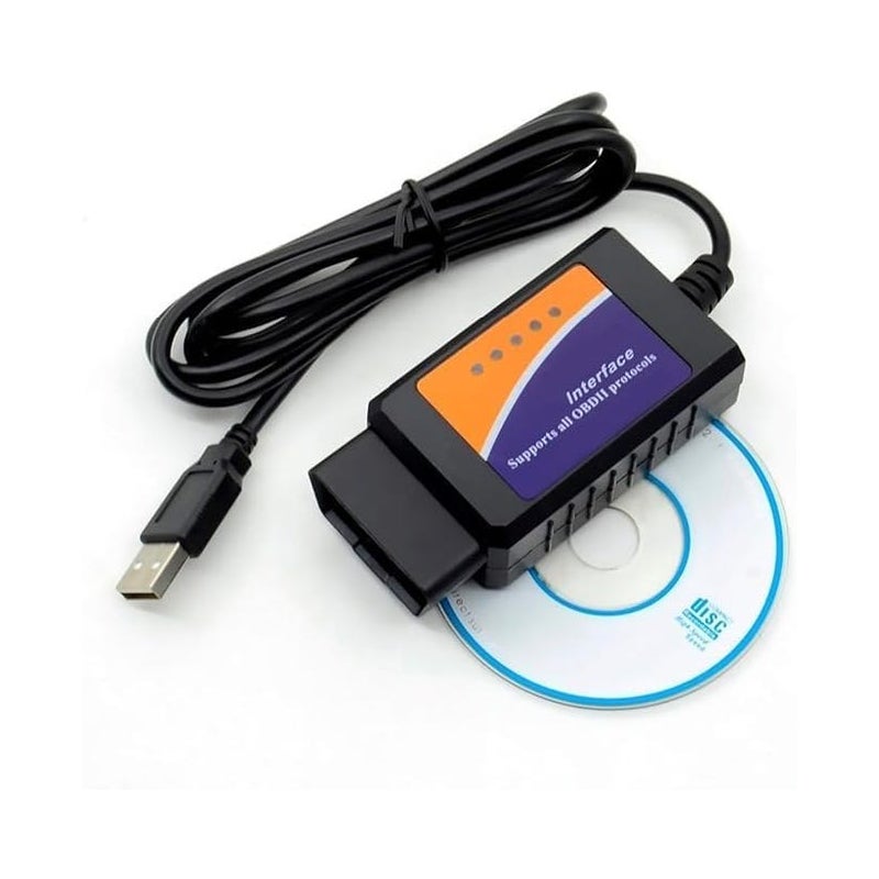 Elm USB OBDII V1.5 Diagnose Kabel Interface Scanner