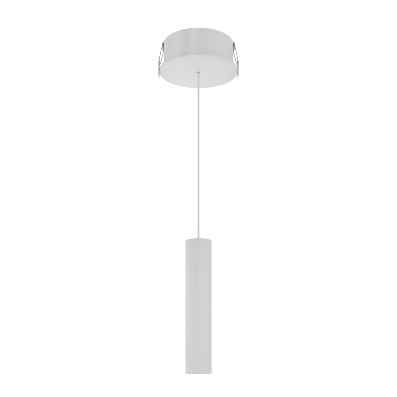 Alp Lampa Wisząca Tubowa Space 5 z Technologią Switch CCT 2700K-4000K, Wiązka 45 Stopni, Instalacja Modułowa, Wykończenie Biały Matowy.