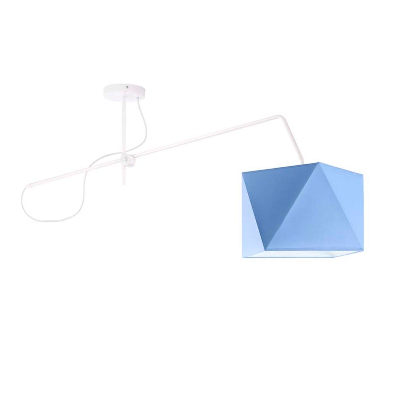 Lampa wisząca przegubowa sufitowa regulowana z abażurem diament MODERN