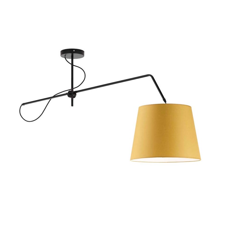 Lampa wisząca przegubowa sufitowa regulowana z abażurem stożek MODERN