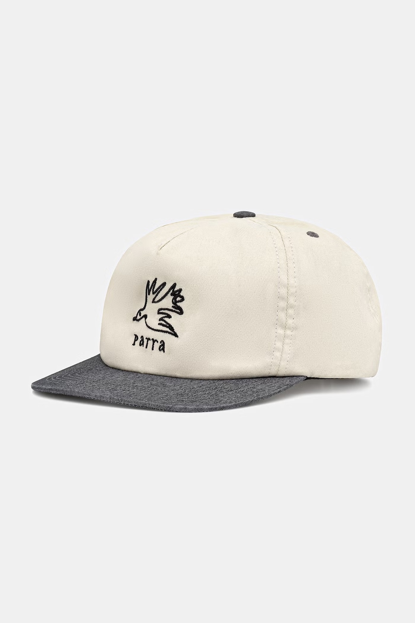 by Parra Yarn bird czapka z daszkiem snapback bawełniana męska