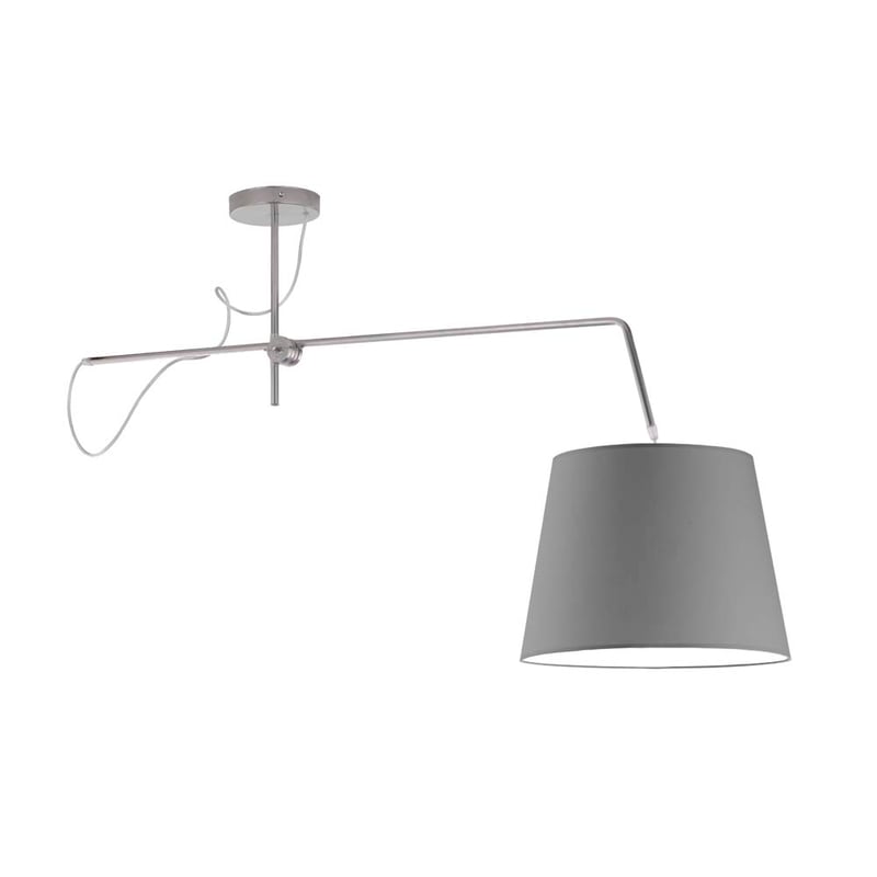 Lampa wisząca przegubowa sufitowa regulowana z abażurem stożek MODERN