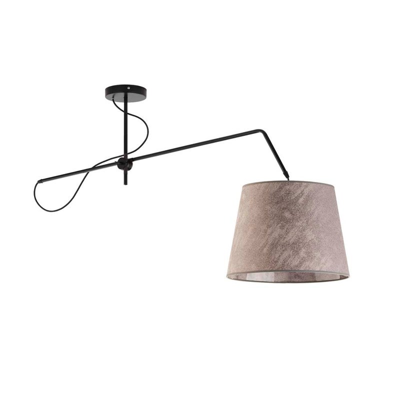 Lampa wisząca przegubowa sufitowa regulowana z abażurem stożek MODERN