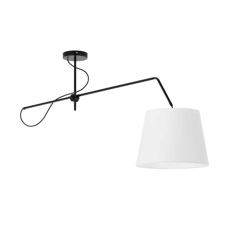 Lampa wisząca przegubowa sufitowa regulowana z abażurem stożek MODERN