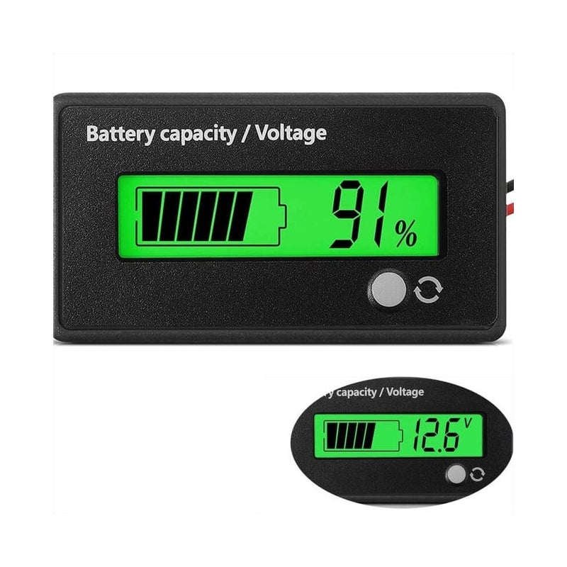 Tester akumulatorów prądu stałego z alarmem, tester akumulatorów kwasowo-ołowiowych i litowo-jonowych 12 V, 24 V, 36 V, 48 V, 72 V prądu stałego (zie