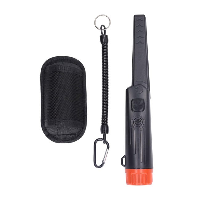 Wykrywacz metali Pinpointer 360°, 3 tryby, LED, przenośny, wodoodporny (czarny)