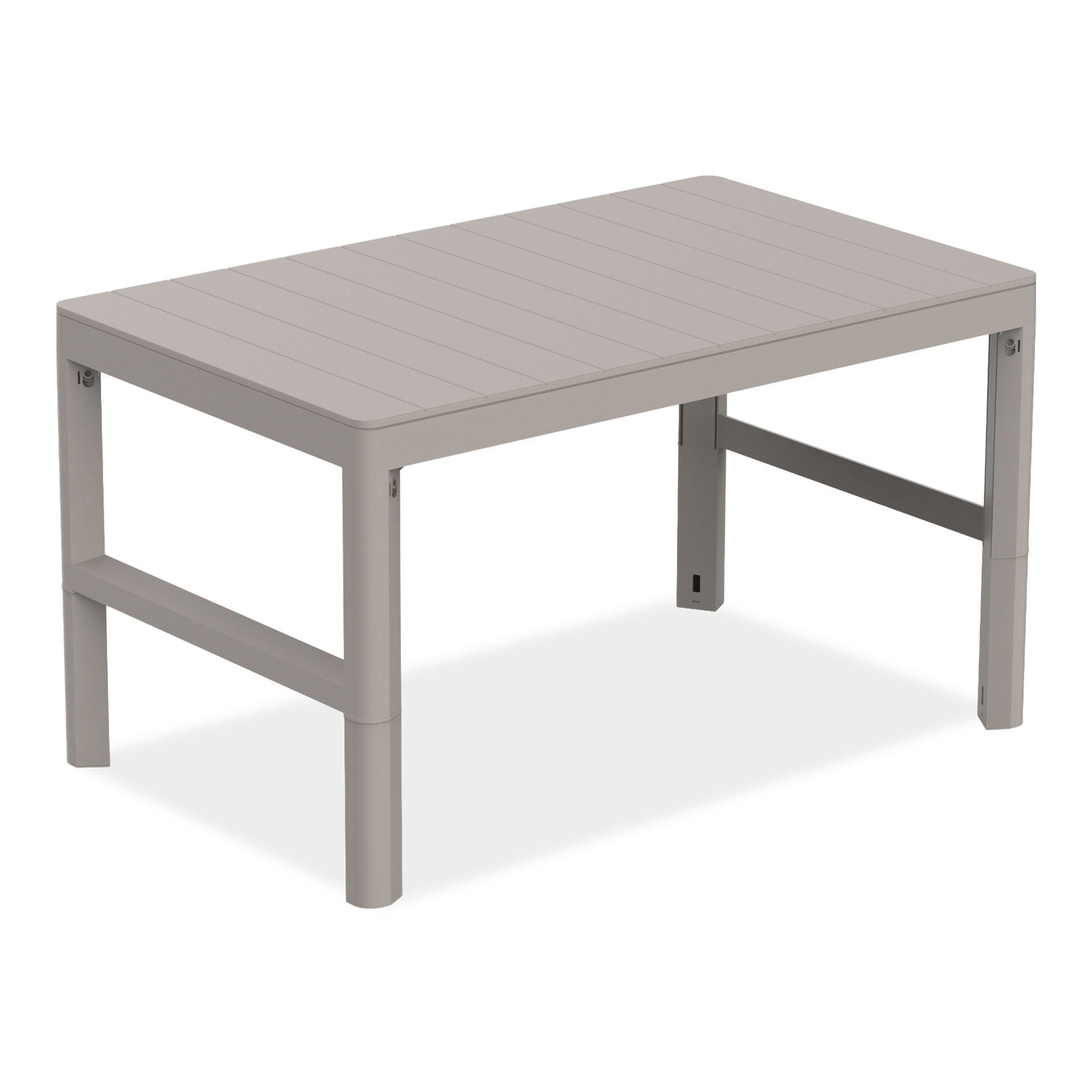 Dwupozycyjny stół LYON REZOLITH Soft Beige - Keter