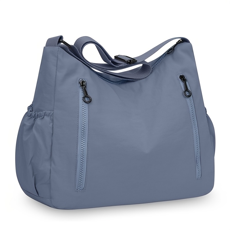TEMU Torba damska crossbody o dużej pojemności, codzienna, uniwersalna torba na ramię z tkaniny Oxford, torba podróżna