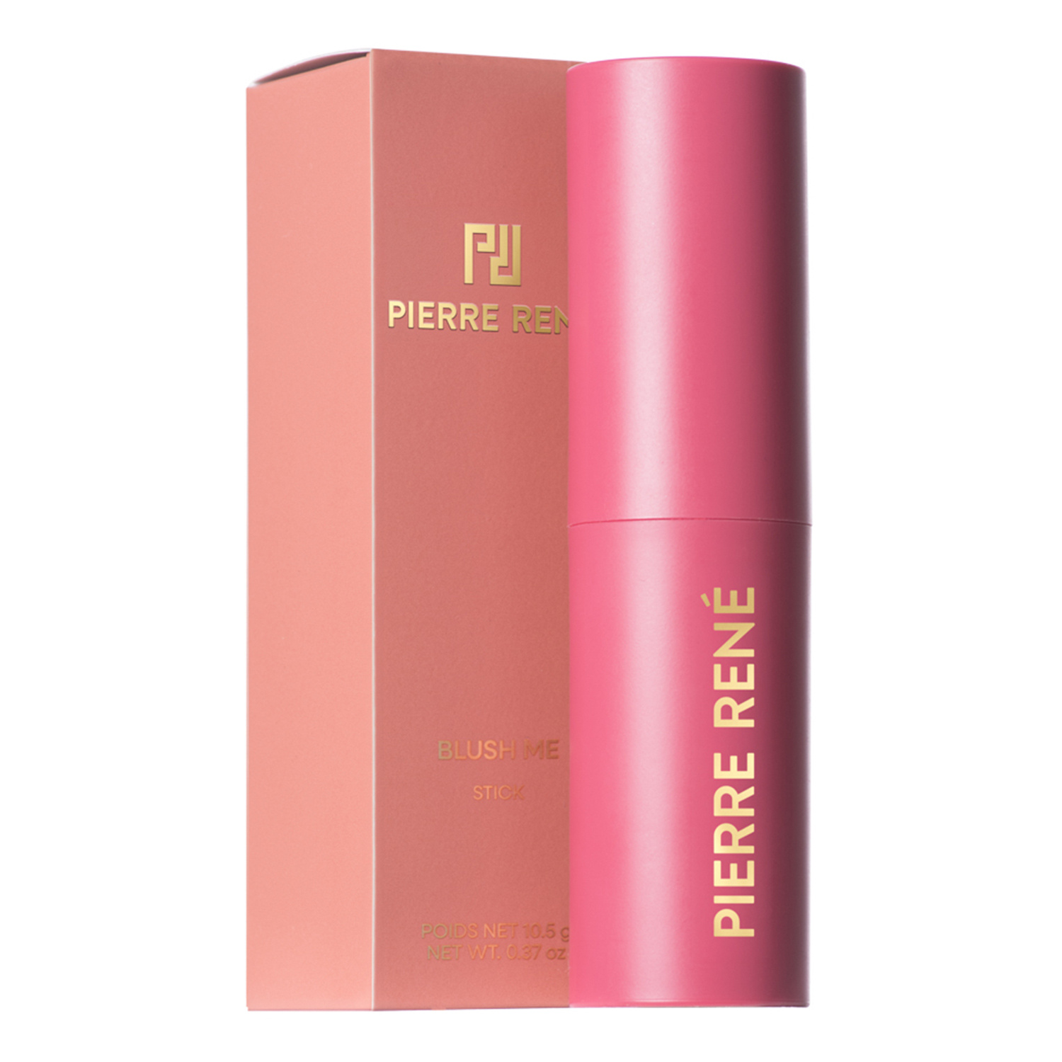 Pierre Rene Blush Me Stick kremowy róż w sztyfcie 02 Nude Blush 10,5 g