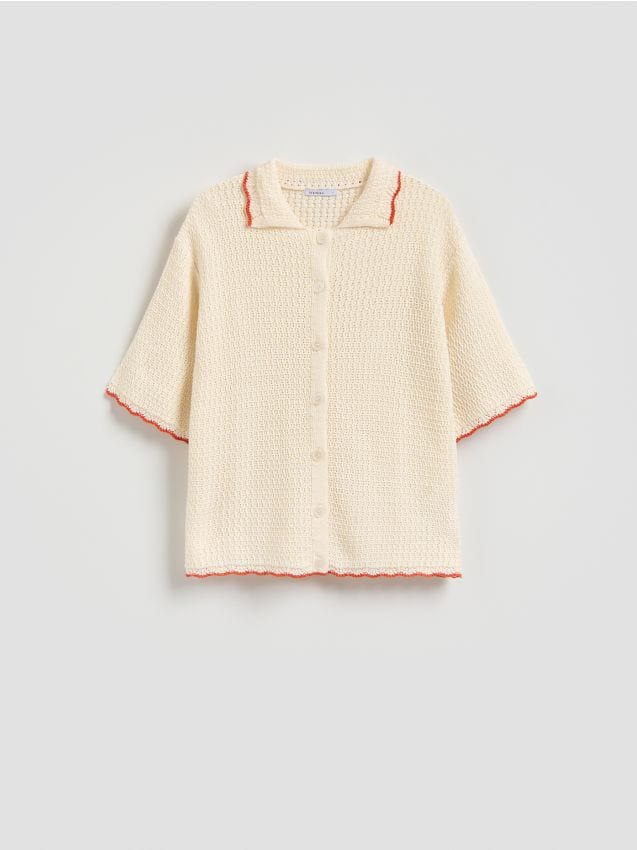 Reserved - Sweter z krótkim rękawem - wielobarwny