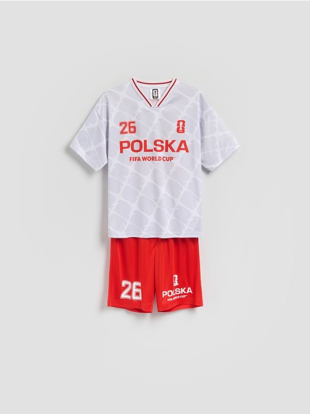 Reserved - Komplet FIFA World Cup Polska - biały