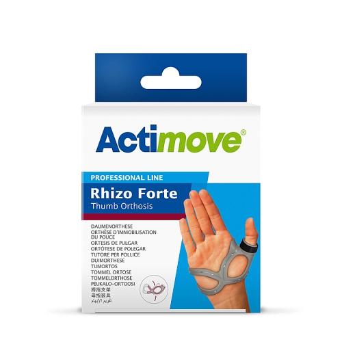 Actimove Professional Line Rhizo Forte Orteza kciuka szara prawa M