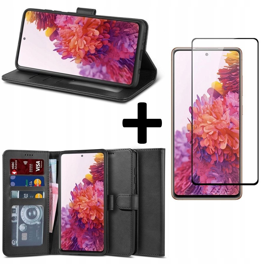 Etui z Klapką Wallet II + szkło do Samsung S20 FE