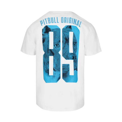 Pit Bull T-shirt Koszulka Eighty Nine Dog White/Light Blue