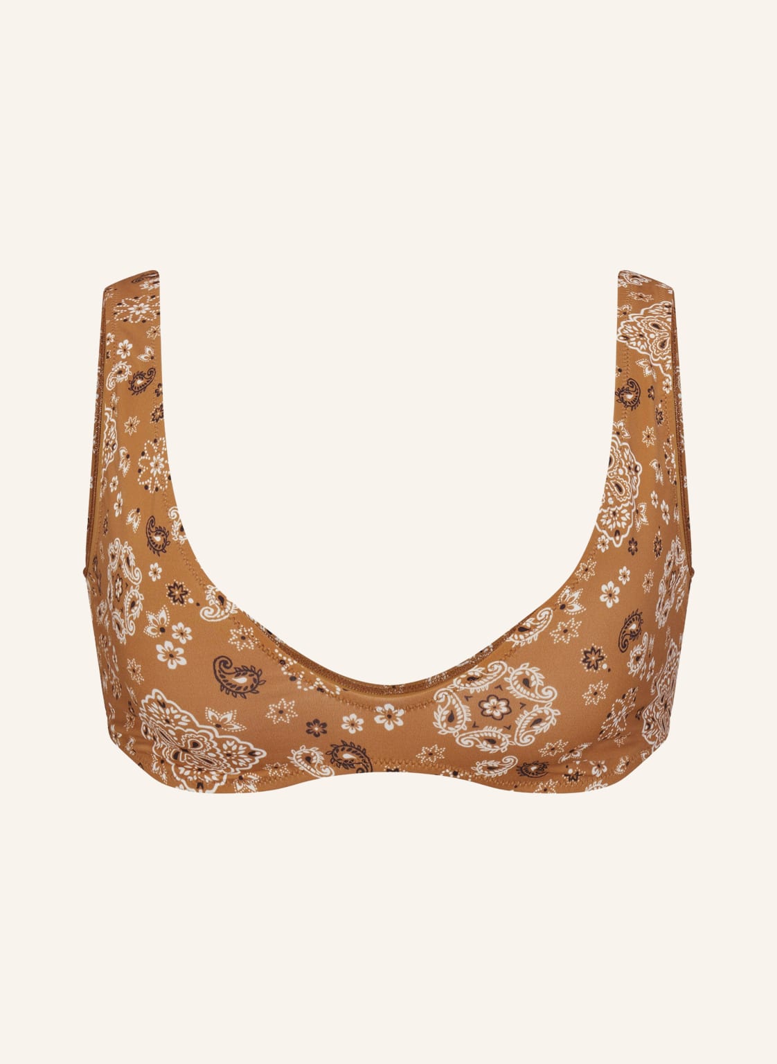 Skims Gorsetowy Top Bikini Signature Swim braun