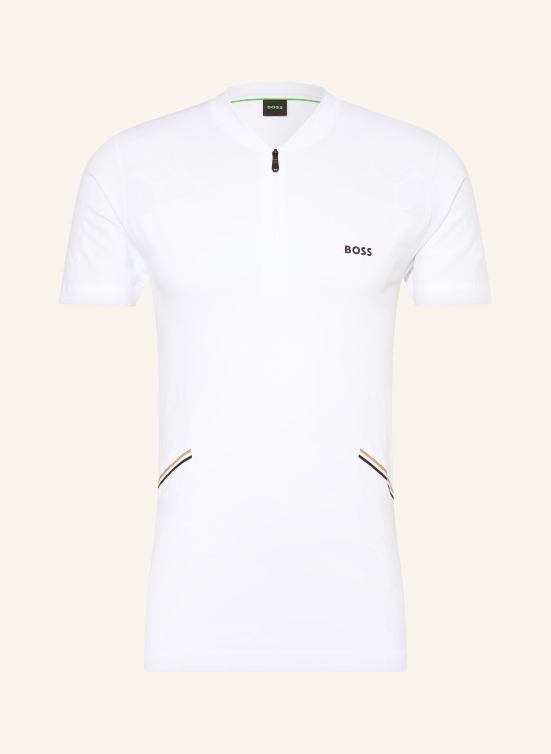 Boss Funkcjonalna Koszulka Polo Toc Game 2 Slim Fit weiss