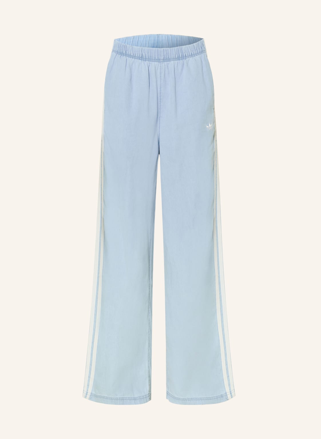 Adidas Originals Dżinsy Z Szerokimi Nogawkami Summer Glow Denim Wide Leg blau
