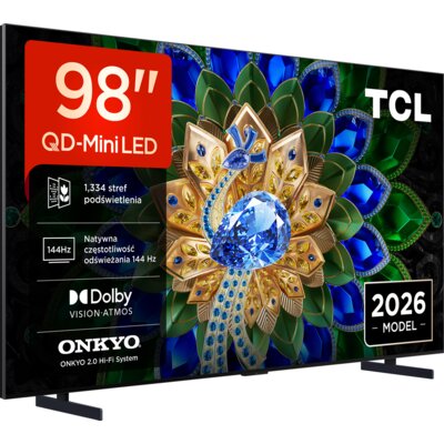 TCL 98A400U 98” QD-Mini LED 4K 144 Hz VRR Google TV Dolby Atmos Dolby Vision HDMI 2.1